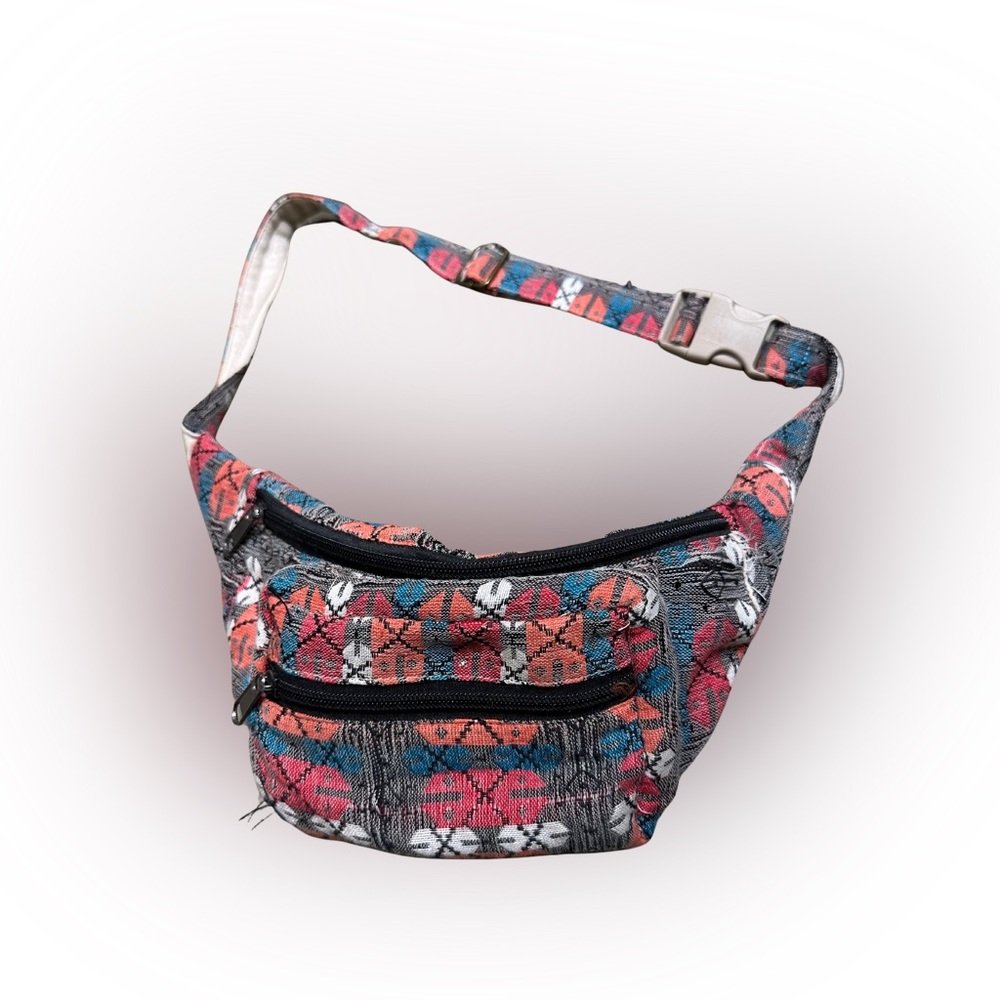 Multicolor Patterned Kilim Fanny Pack